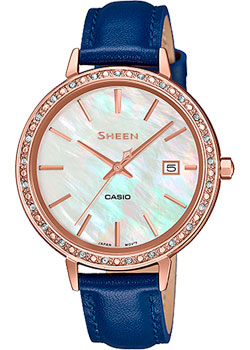 

Японские наручные женские часы Casio SHE-4052PGL-7AUEF. Коллекция Sheen