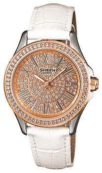 

Японские наручные женские часы Casio SHE-4510GL-9A. Коллекция Sheen