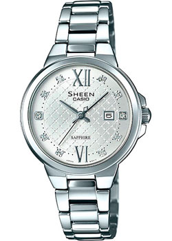 

Японские наручные женские часы Casio SHE-4524D-7A. Коллекция Sheen