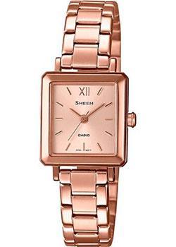 

Японские наручные женские часы Casio SHE-4538PG-4AUDF. Коллекция Sheen