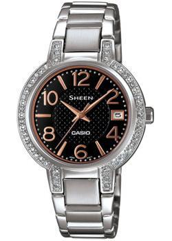 

Японские наручные женские часы Casio SHE-4804D-1A. Коллекция Sheen
