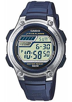 

Японские наручные мужские часы Casio W-212H-2A. Коллекция Digital