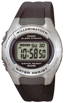 

Японские наручные мужские часы Casio W-42H-1A. Коллекция Digital
