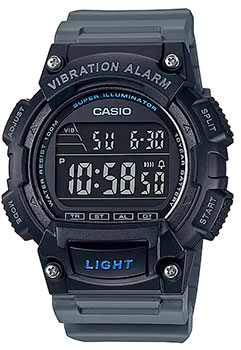 Японские наручные  мужские часы Casio W-736H-8B. Коллекция Digital - фото 1