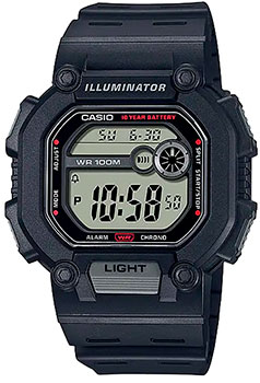 

Японские наручные мужские часы Casio W-737H-1A. Коллекция Digital