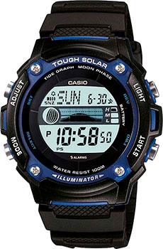 

Японские наручные мужские часы Casio W-S210H-1AVEG. Коллекция Digital