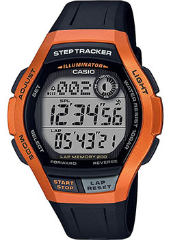 

Японские наручные мужские часы Casio WS-2000H-4AVEF. Коллекция Digital