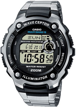 

Японские наручные мужские часы Casio WV-200DE-1A. Коллекция Wave Ceptor