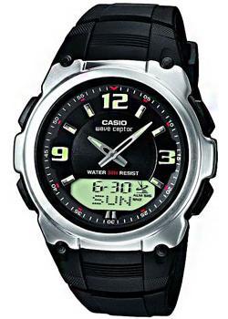 

Японские наручные мужские часы Casio WVA-109HE-1B. Коллекция Wave Ceptor