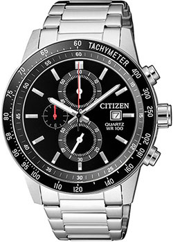 Японские наручные  мужские часы Citizen AN3600-59E. Коллекция Chronograph - фото 1