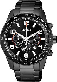 Японские наручные  мужские часы Citizen AN8165-59E. Коллекция Chronograph - фото 1