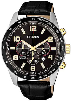 

Японские наручные мужские часы Citizen AN8166-05E. Коллекция Chronograph