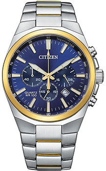Японские наручные  мужские часы Citizen AN8176-52L. Коллекция Chronograph - фото 1