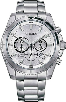 Японские наручные  мужские часы Citizen AN8200-50A. Коллекция Chronograph - фото 1