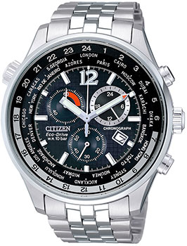 Японские наручные  мужские часы Citizen AT0365-56E. Коллекция Eco-Drive - фото 1