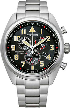 

Японские наручные мужские часы Citizen AT2480-81E. Коллекция Eco-Drive