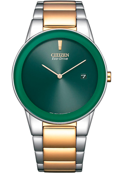 Японские наручные  мужские часы Citizen AU1064-85X. Коллекция Eco-Drive - фото 1