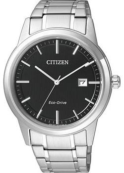 Японские наручные  мужские часы Citizen AW1231-58E. Коллекция Eco-Drive - фото 1