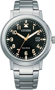 Японские наручные  мужские часы Citizen AW1620-81E. Коллекция Eco-Drive - фото 1