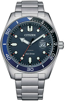 Японские наручные  мужские часы Citizen AW1761-89L. Коллекция Eco-Drive - фото 1