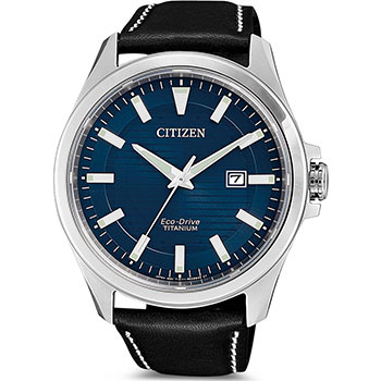 Японские наручные  мужские часы Citizen BM7470-17L. Коллекция Titanium - фото 1