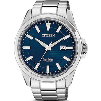 Японские наручные  мужские часы Citizen BM7470-84L. Коллекция Titanium - фото 1