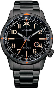 Японские наручные  мужские часы Citizen BM7555-83E. Коллекция Eco-Drive - фото 1