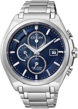 

Японские наручные мужские часы Citizen CA0350-51M. Коллекция Titanium