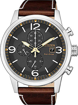 Японские наручные  мужские часы Citizen CA0618-26H. Коллекция Eco-Drive - фото 1