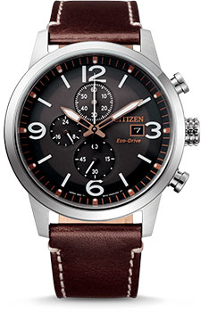 Японские наручные  мужские часы Citizen CA0740-14H. Коллекция Eco-Drive - фото 1