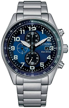Японские наручные  мужские часы Citizen CA0770-72L. Коллекция Eco-Drive - фото 1