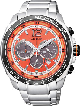 Японские наручные  мужские часы Citizen CA4234-51X. Коллекция Eco-Drive - фото 1
