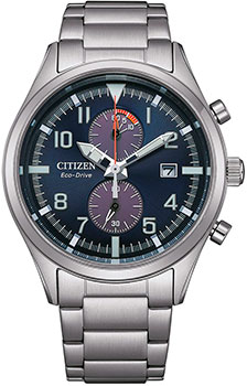 Японские наручные  мужские часы Citizen CA7028-81L. Коллекция Eco-Drive - фото 1