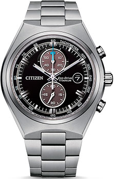 Японские наручные  мужские часы Citizen CA7090-87E. Коллекция Eco-Drive - фото 1