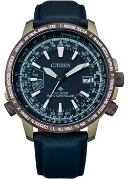 Японские наручные  мужские часы Citizen CB0204-14L. Коллекция Promaster - фото 1