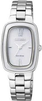 

Японские наручные женские часы Citizen EM0005-56A. Коллекция Eco-Drive