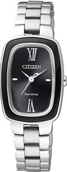 

Японские наручные женские часы Citizen EM0007-51E. Коллекция Eco-Drive