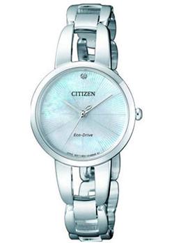 

Японские наручные женские часы Citizen EM0430-85N. Коллекция Eco-Drive