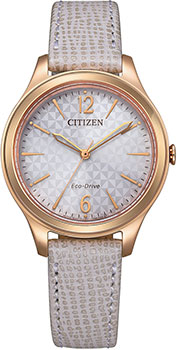 Японские наручные  женские часы Citizen EM0509-10A. Коллекция Elegance - фото 1