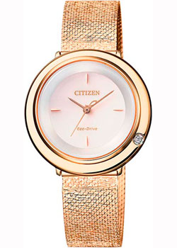 

Японские наручные женские часы Citizen EM0643-84X. Коллекция Elegance