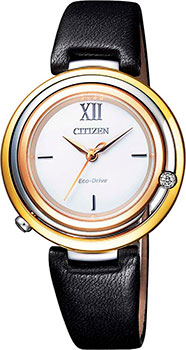 

Японские наручные женские часы Citizen EM0656-15A. Коллекция Eco-Drive