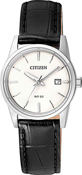 Японские наручные  женские часы Citizen EU6000-06A. Коллекция Basic - фото 1