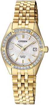 Японские наручные  женские часы Citizen EU6062-50D. Коллекция Elegance - фото 1