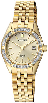 Японские наручные  женские часы Citizen EU6062-50P. Коллекция Elegance - фото 1