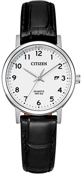 Японские наручные  женские часы Citizen EU6090-03A. Коллекция Basic - фото 1