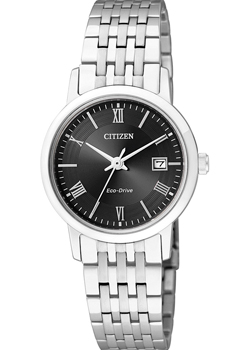 Японские наручные  женские часы Citizen EW1580-50E. Коллекция Eco-Drive - фото 1