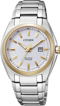 

Японские наручные женские часы Citizen EW2214-52A. Коллекция Super Titanium