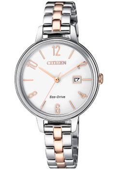 

Японские наручные женские часы Citizen EW2446-81A. Коллекция Eco-Drive