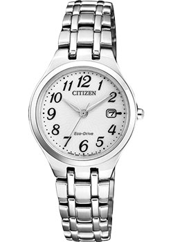 Японские наручные  женские часы Citizen EW2480-83A. Коллекция Elegance - фото 1