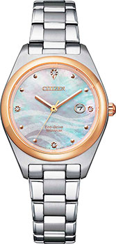 

Японские наручные женские часы Citizen EW2606-87Y. Коллекция Super Titanium